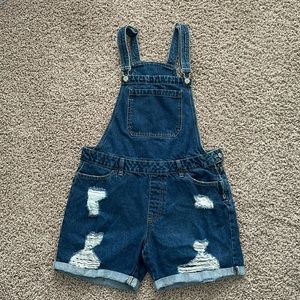 BLUENOTES Denim Overall Shorts
